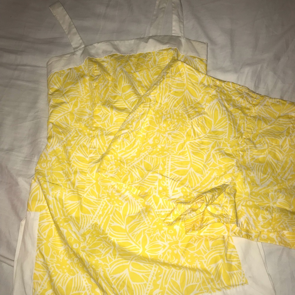 Lilly Pulitzer two piece yellow set